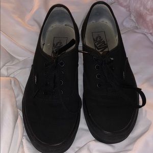 All black vans